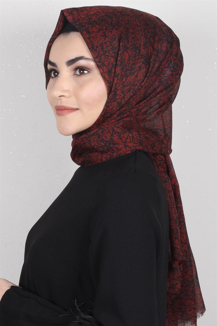 Pamuklu Desenli Şal 5371-5