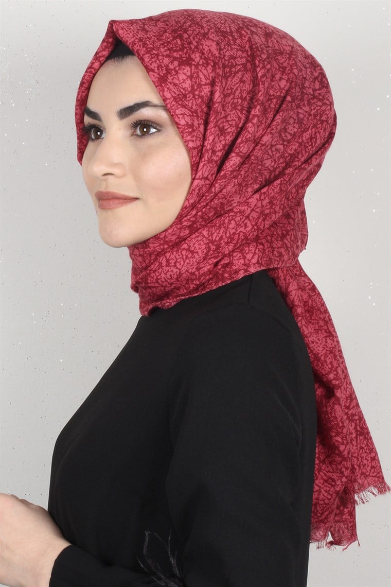 Pamuklu Desenli Şal 5571-1
