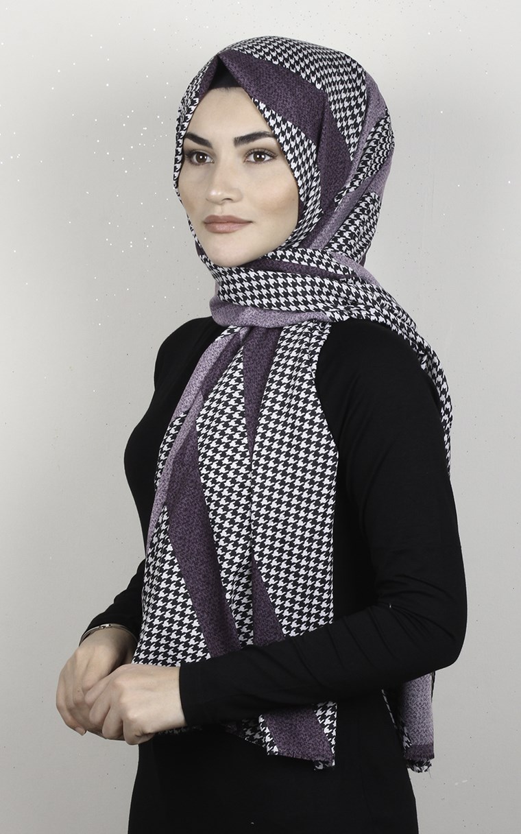Pamuklu Desenli Şal 5767-15