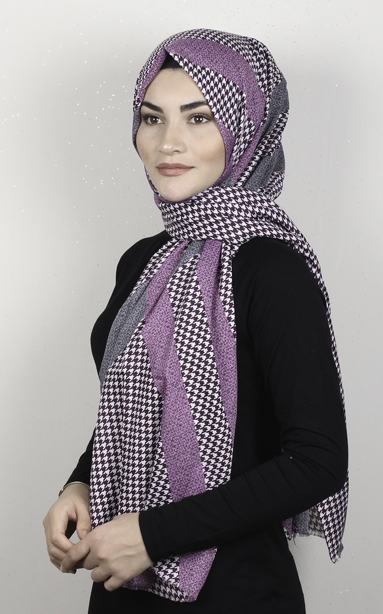 Pamuklu Desenli Şal 5767-16