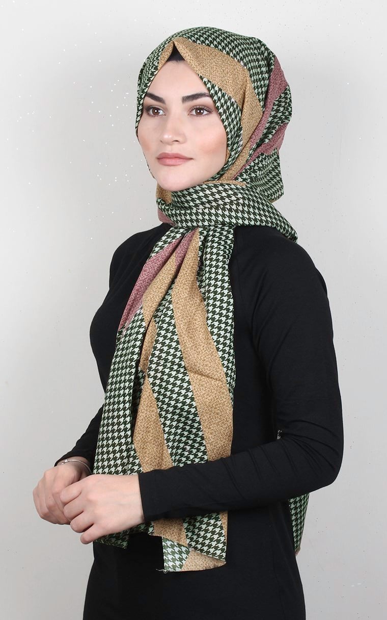 Pamuklu Desenli Şal 5767-19