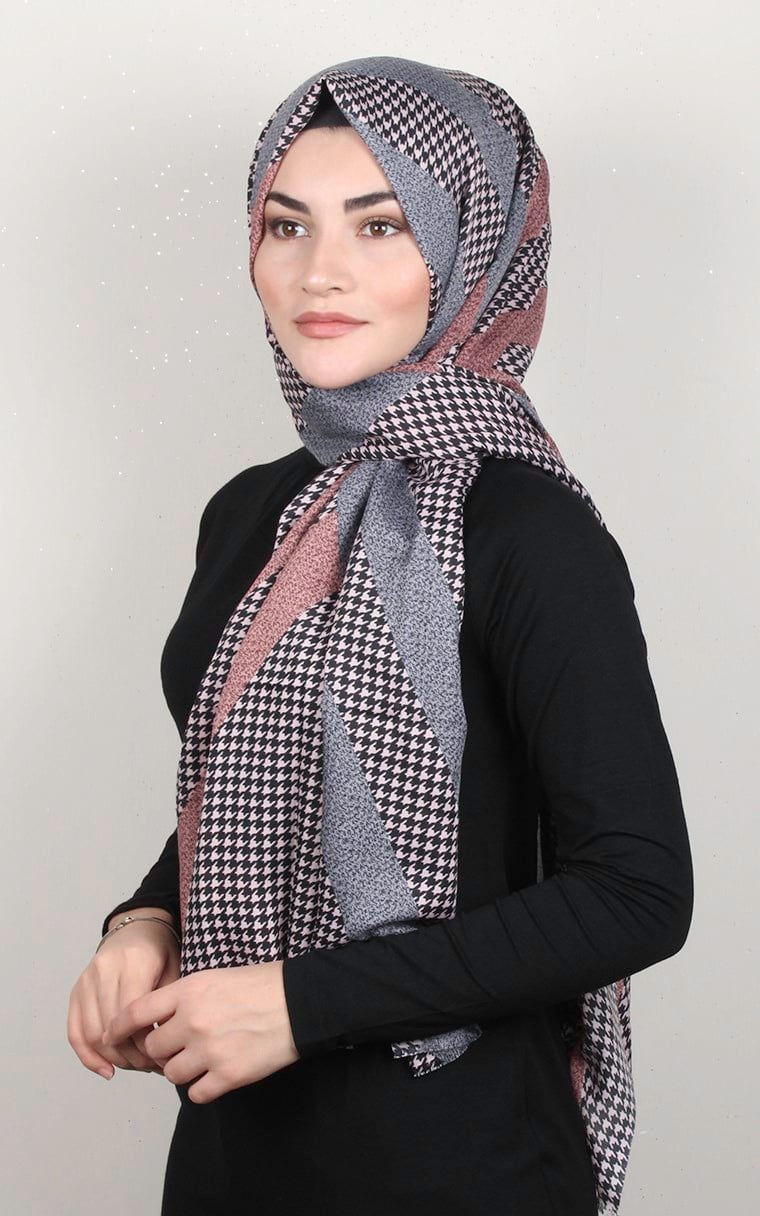 Pamuklu Desenli Şal 5767-20