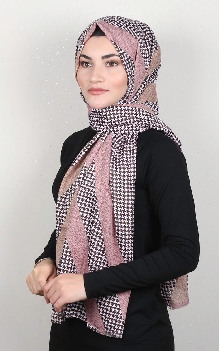 Pamuklu Desenli Şal 5767-3