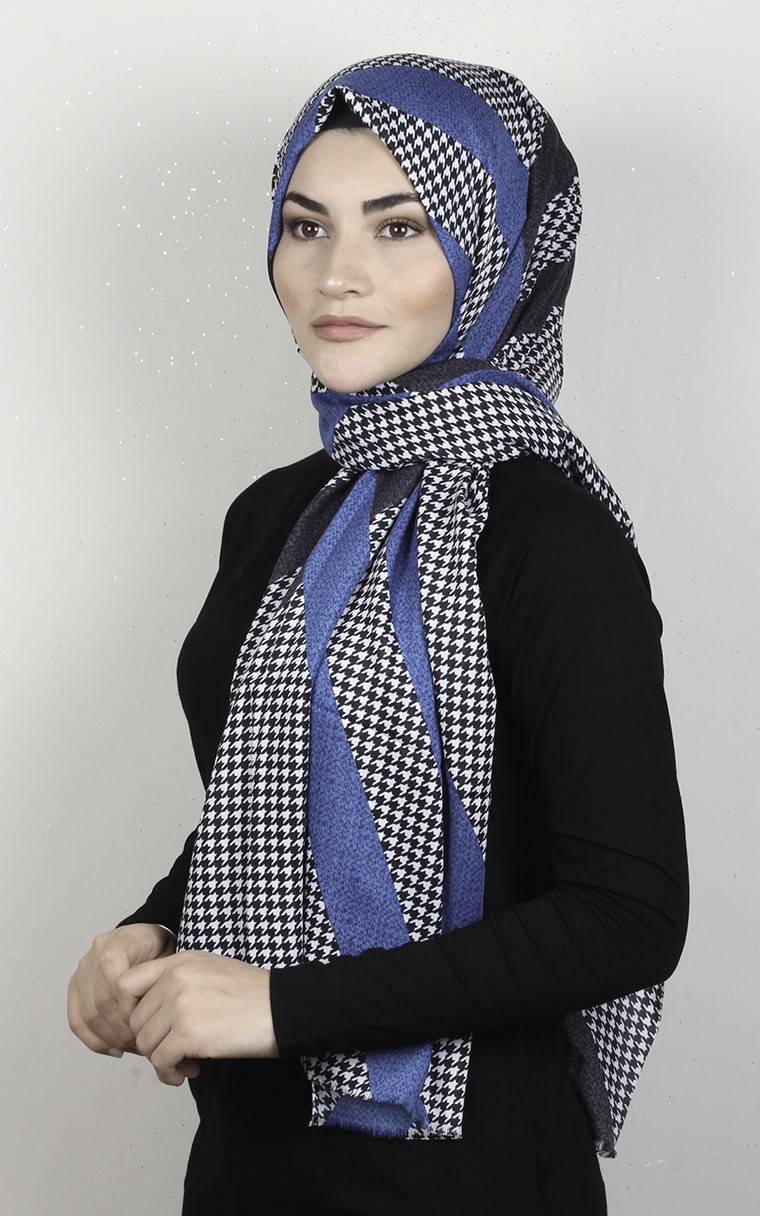 Pamuklu Desenli Şal 5767-8