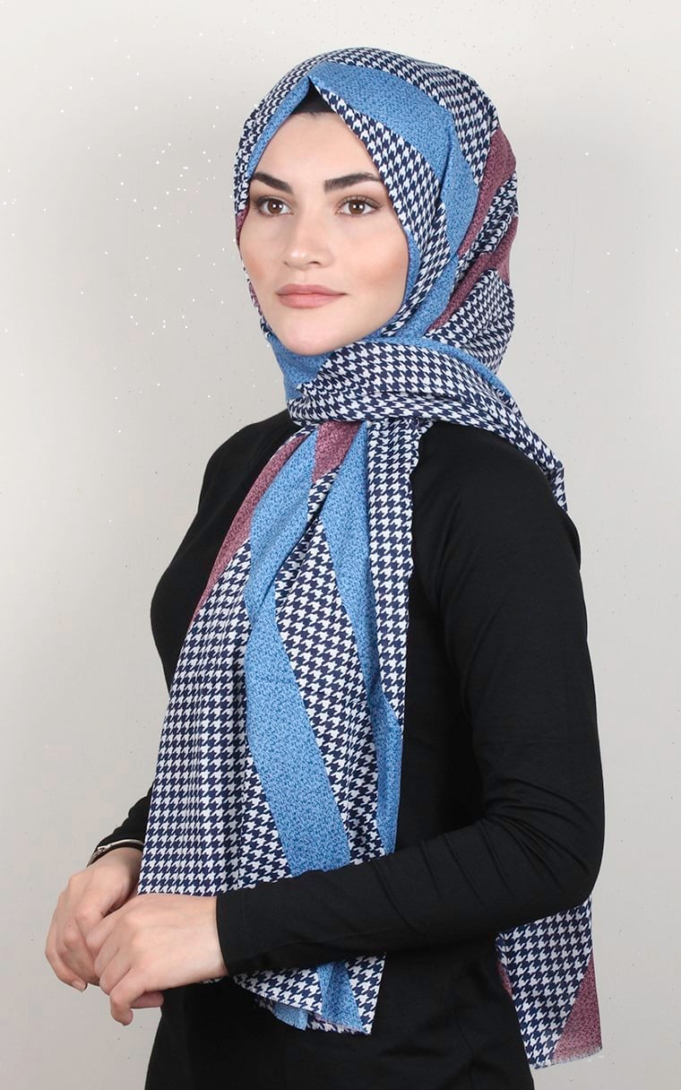 Pamuklu Desenli Şal 5767-9