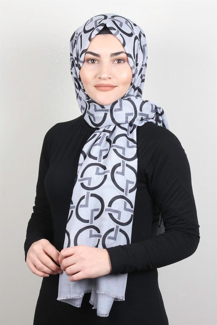 Pamuklu Desenli Şal 5768-13