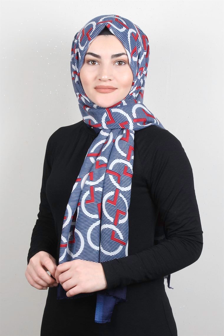 Pamuklu Desenli Şal 5768-15