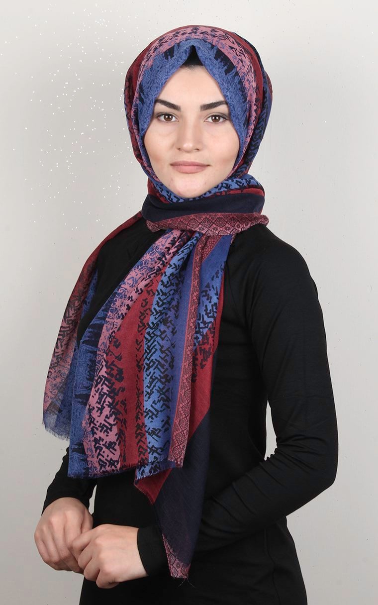 Pamuklu Desenli Şal 5769-10