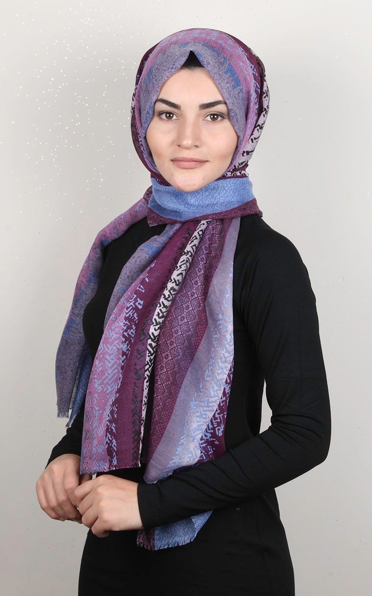 Pamuklu Desenli Şal 5769-11