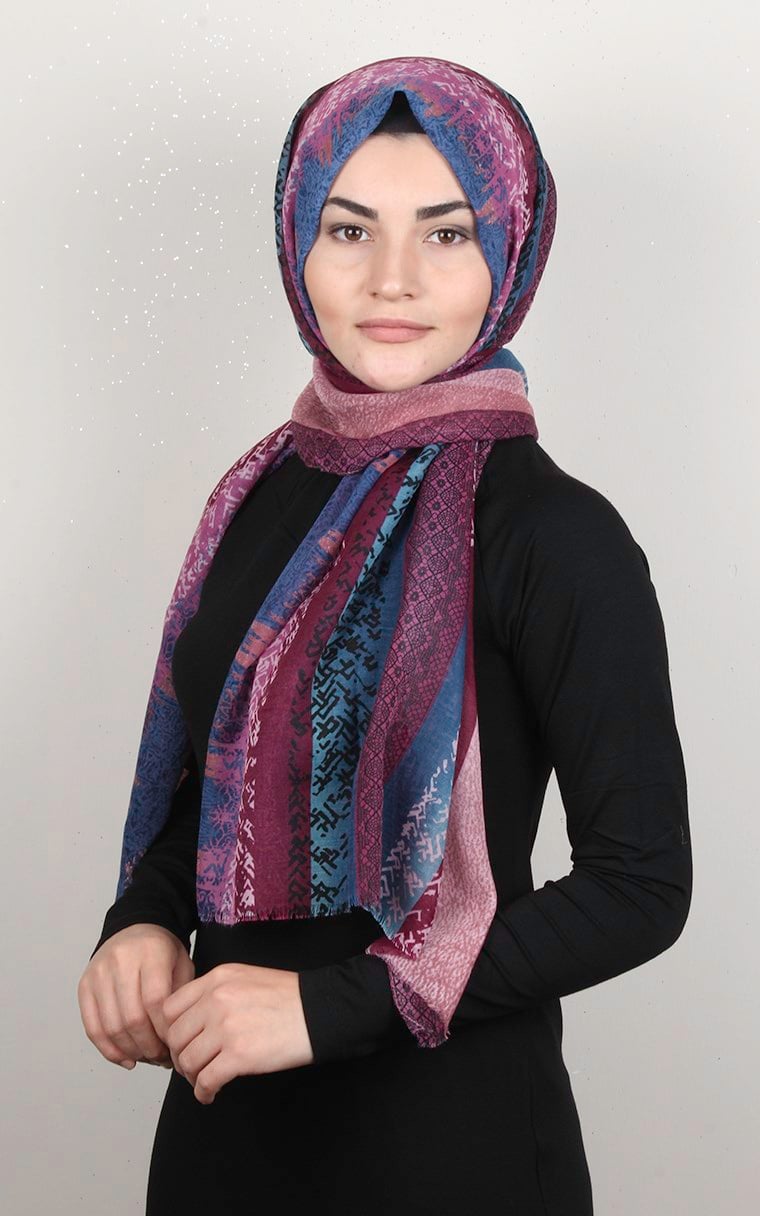 Pamuklu Desenli Şal 5769-13