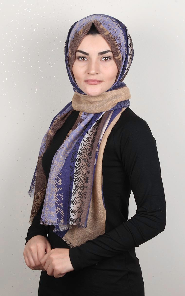 Pamuklu Desenli Şal 5769-14