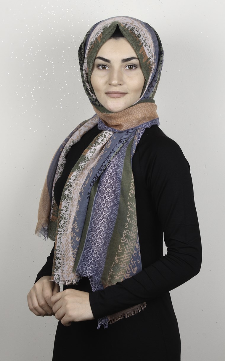Pamuklu Desenli Şal 5769-5