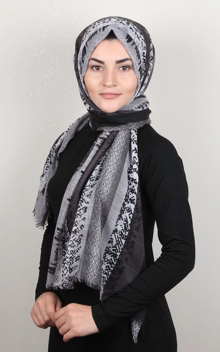 Pamuklu Desenli Şal 5769-6