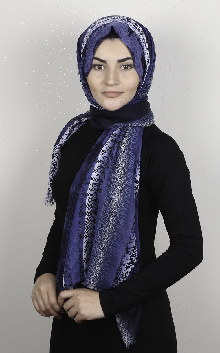 Pamuklu Desenli Şal 5769-7