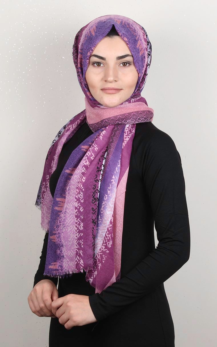 Pamuklu Desenli Şal 5769-8
