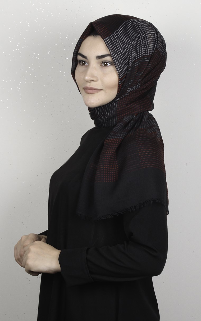 Pamuklu Desenli Şal 5770-11