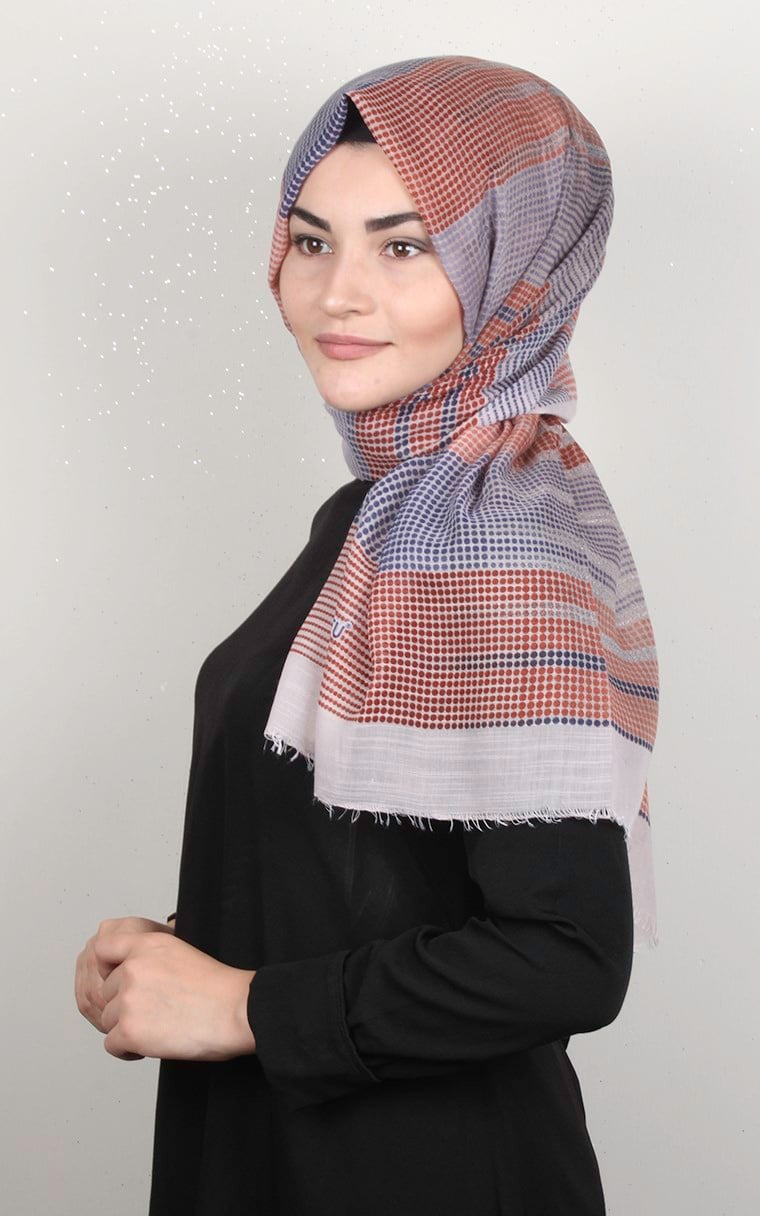 Pamuklu Desenli Şal 5770-12