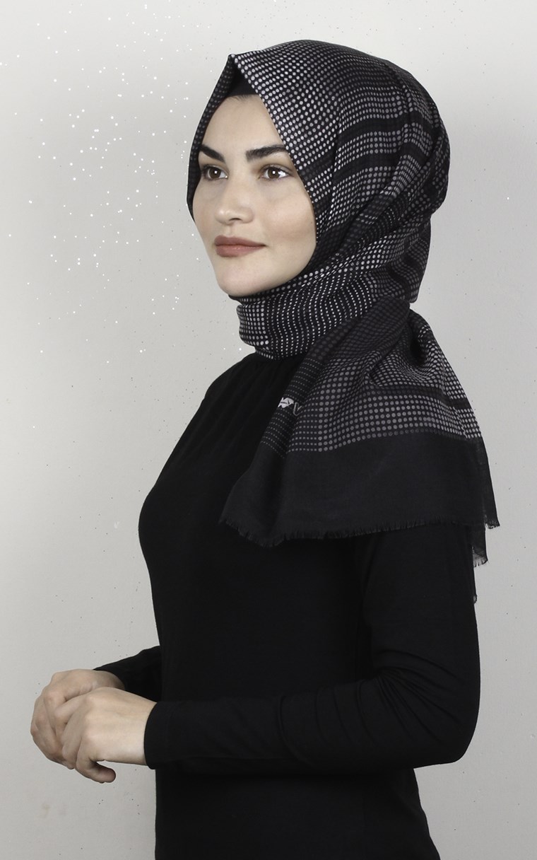 Pamuklu Desenli Şal 5770-15