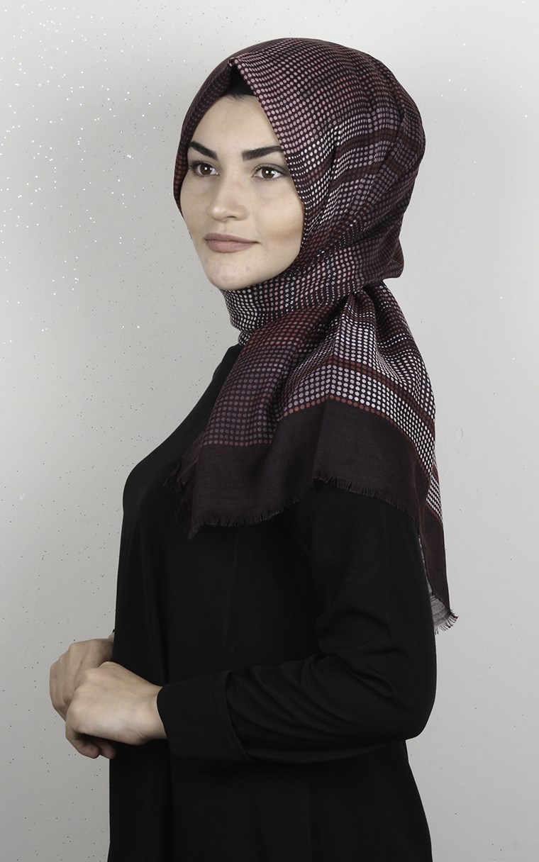 Pamuklu Desenli Şal 5770-2