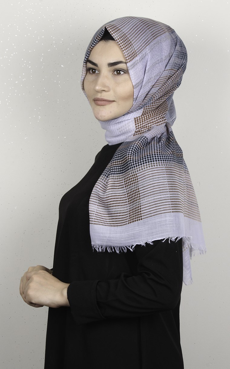 Pamuklu Desenli Şal 5770-3