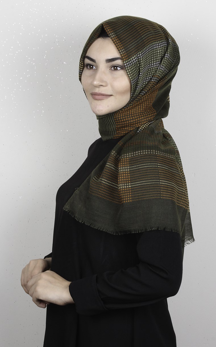 Pamuklu Desenli Şal 5770-5 