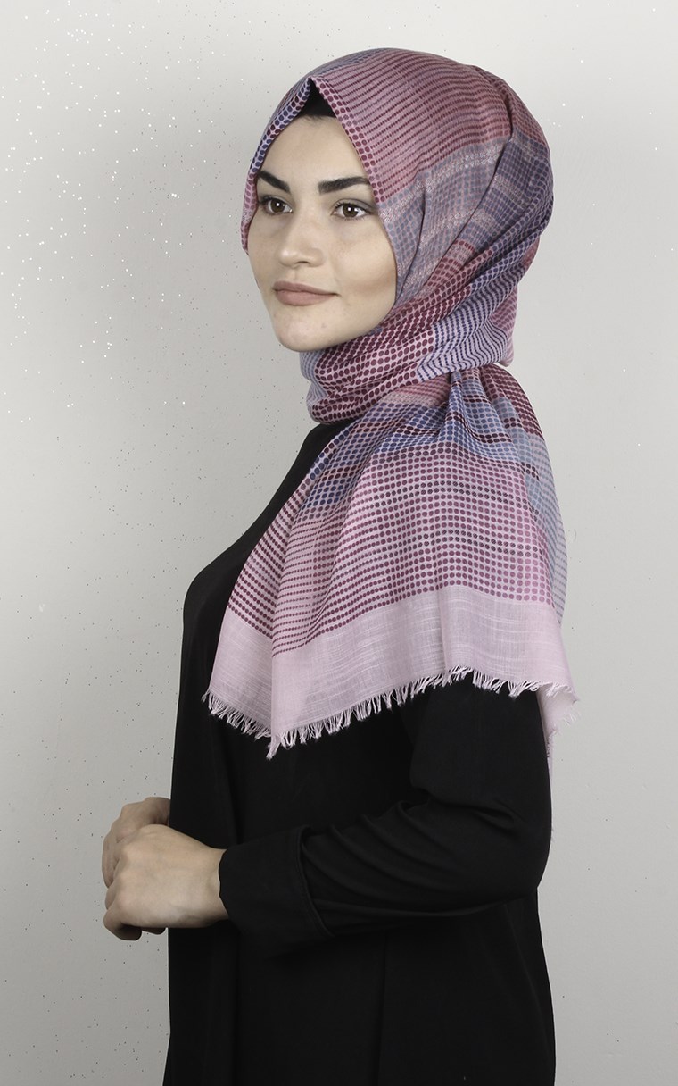 Pamuklu Desenli Şal 5770-8