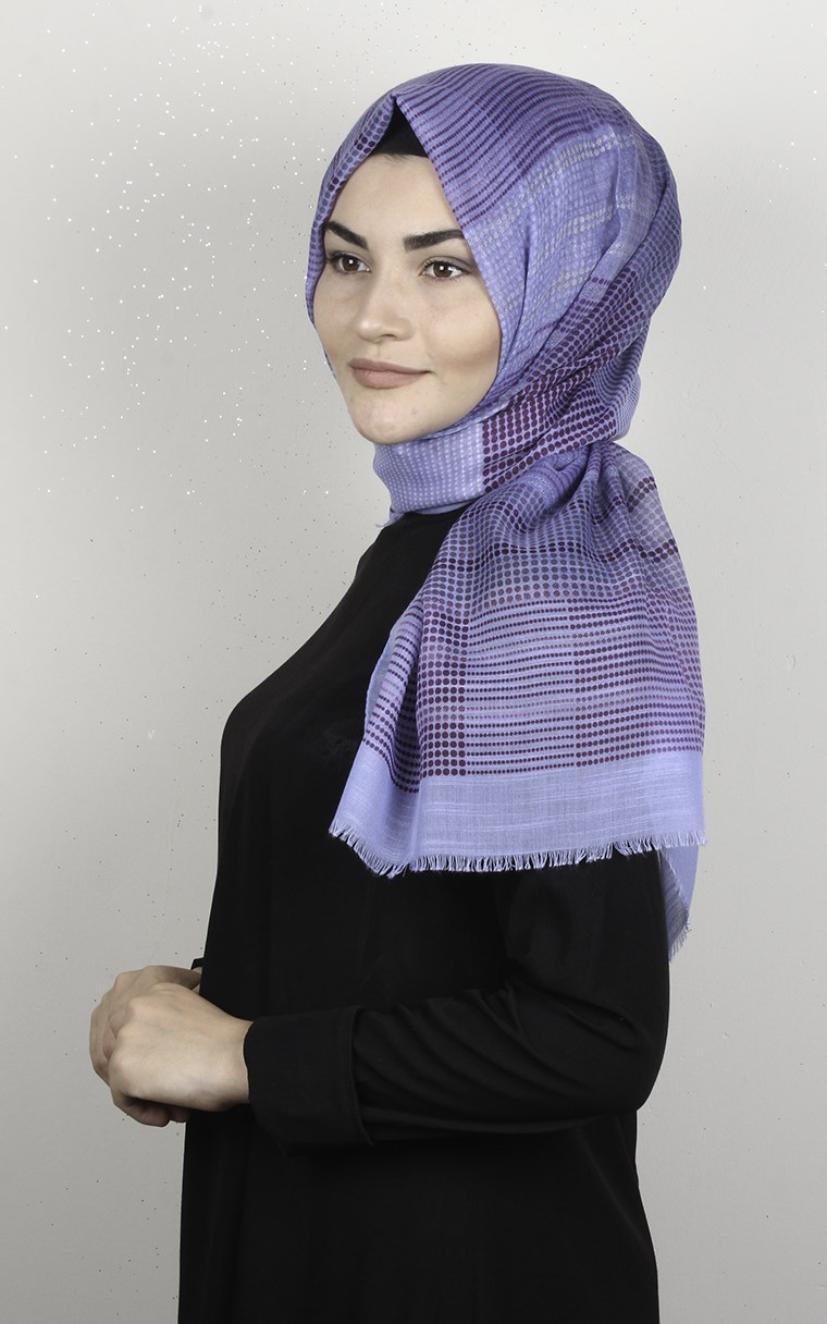 Pamuklu Desenli Şal 5770-9 