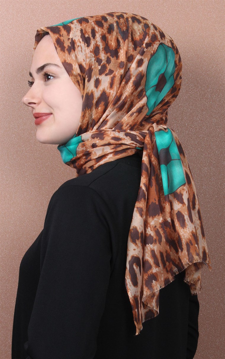 Pamuklu Desenli Şal 5871-3