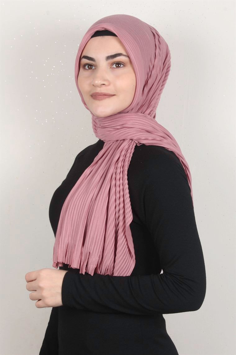 Pamuklu Hazır Şal 1589-55 Pembe