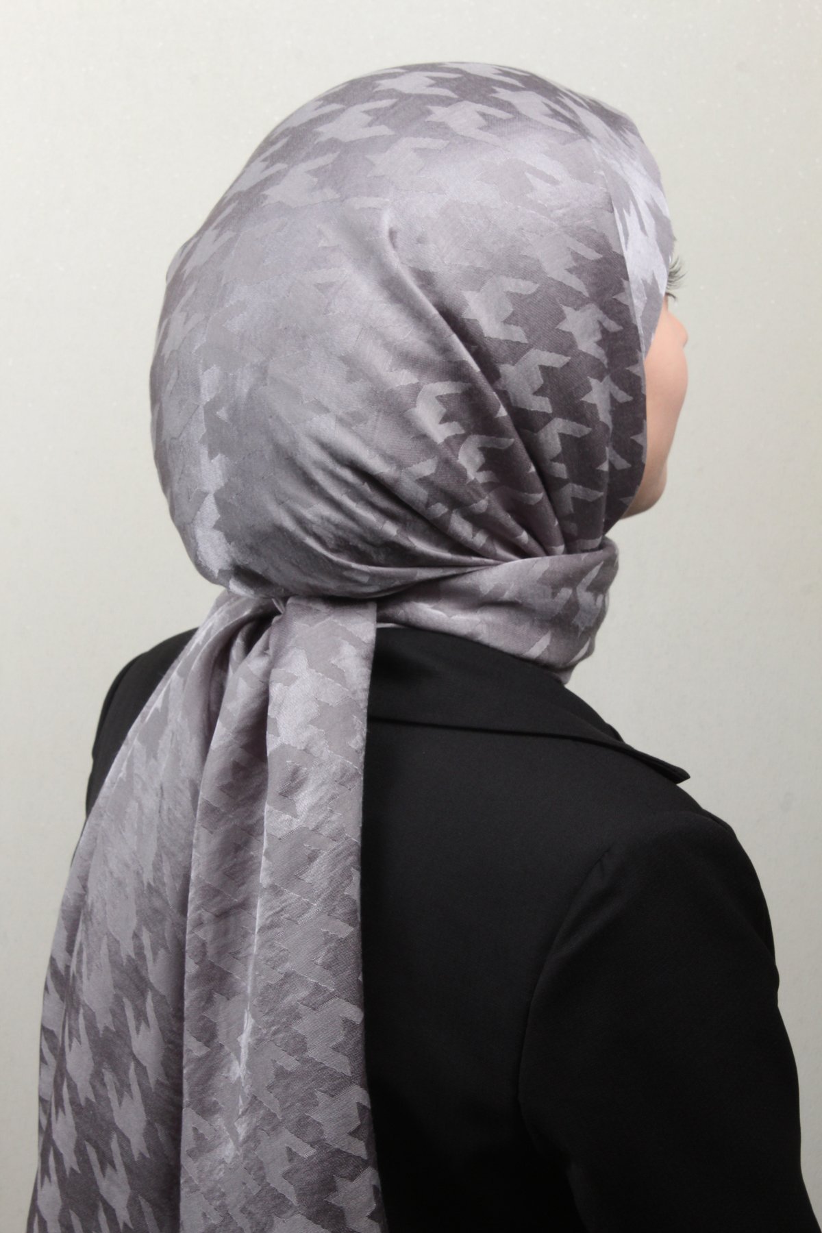 Pamuklu Jakar Şal 4110-10 Gri