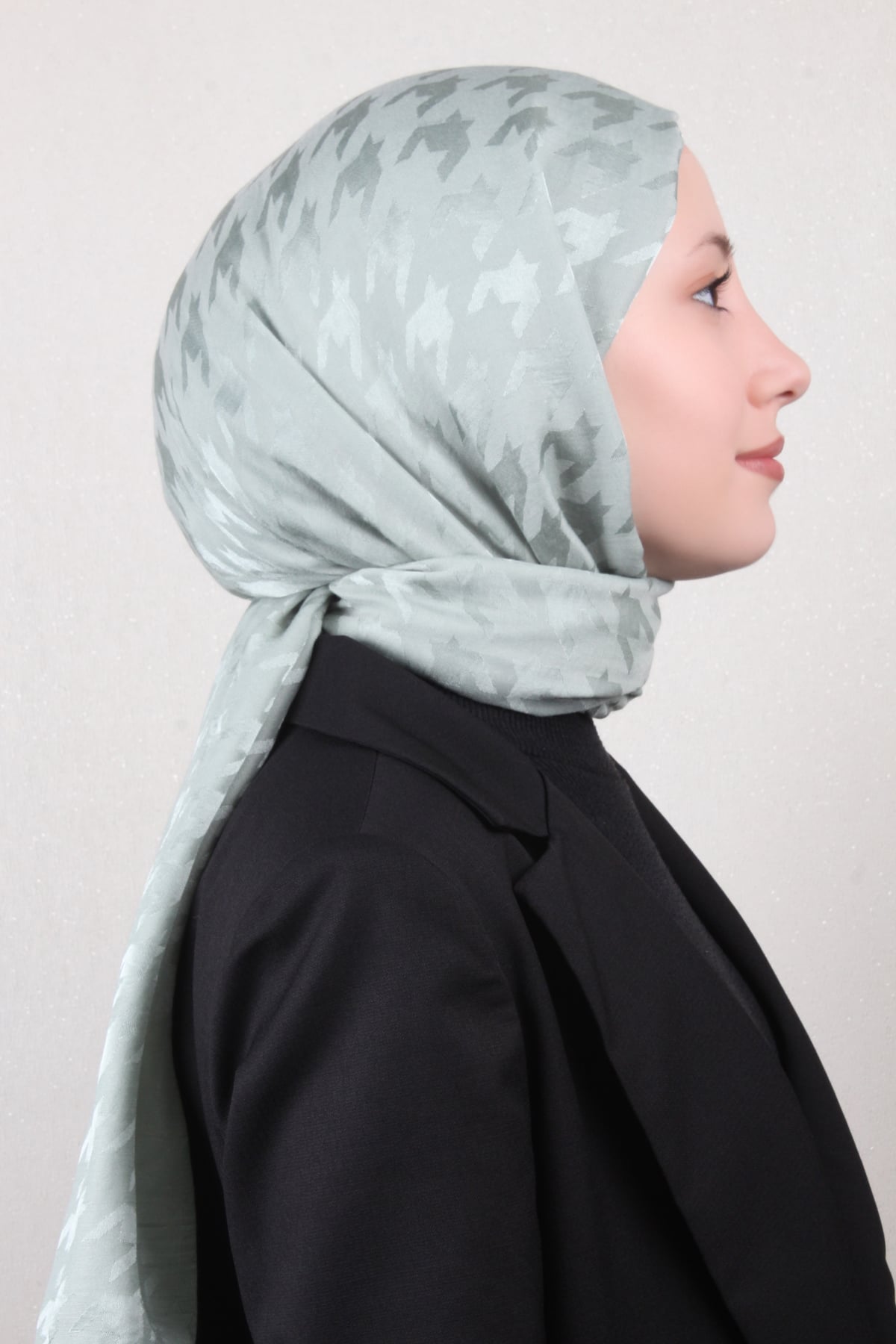 Pamuklu Jakar Şal 4110-2 Su Yeşili