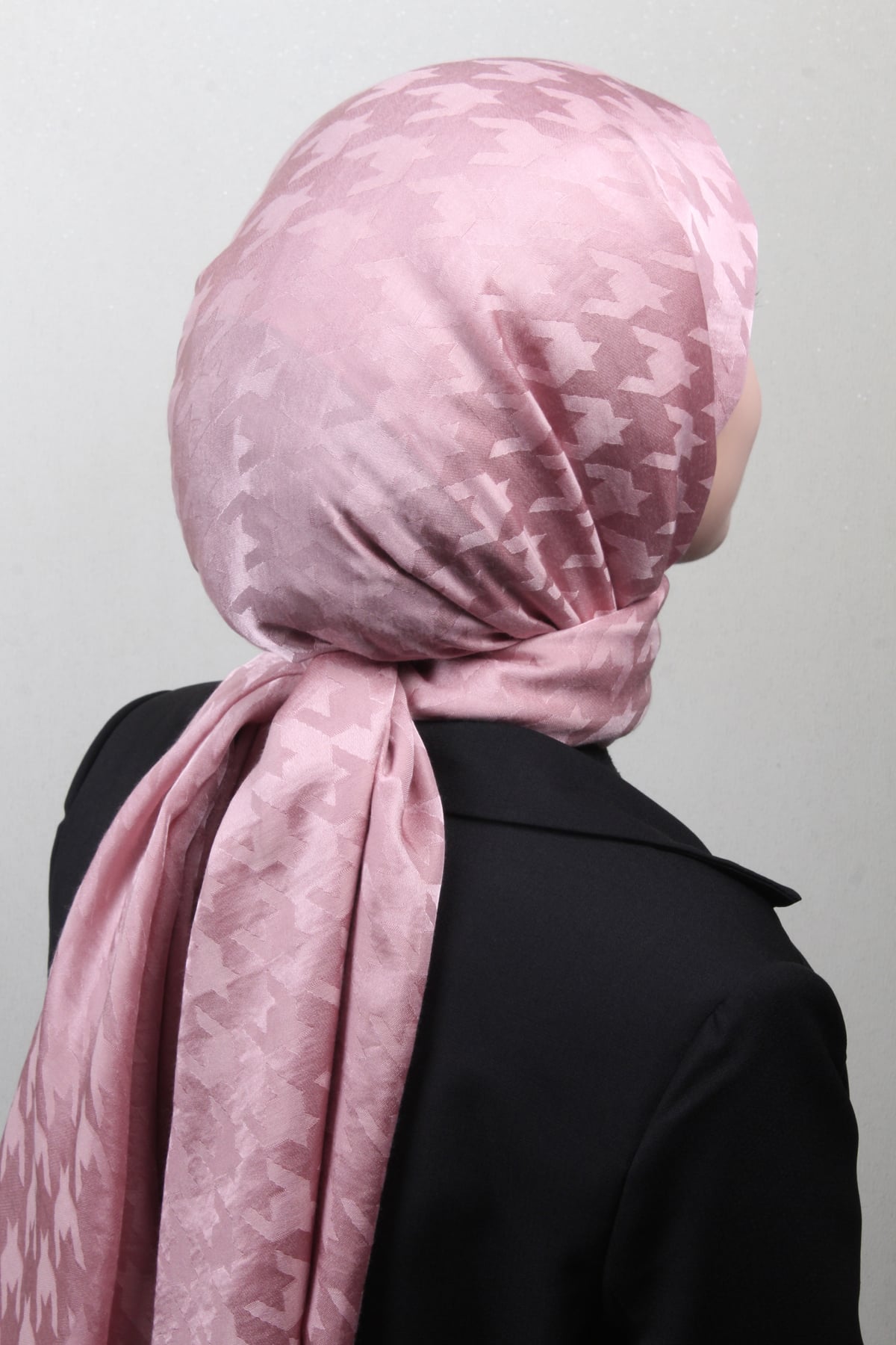 Pamuklu Jakar Şal 4110-8 Pudra