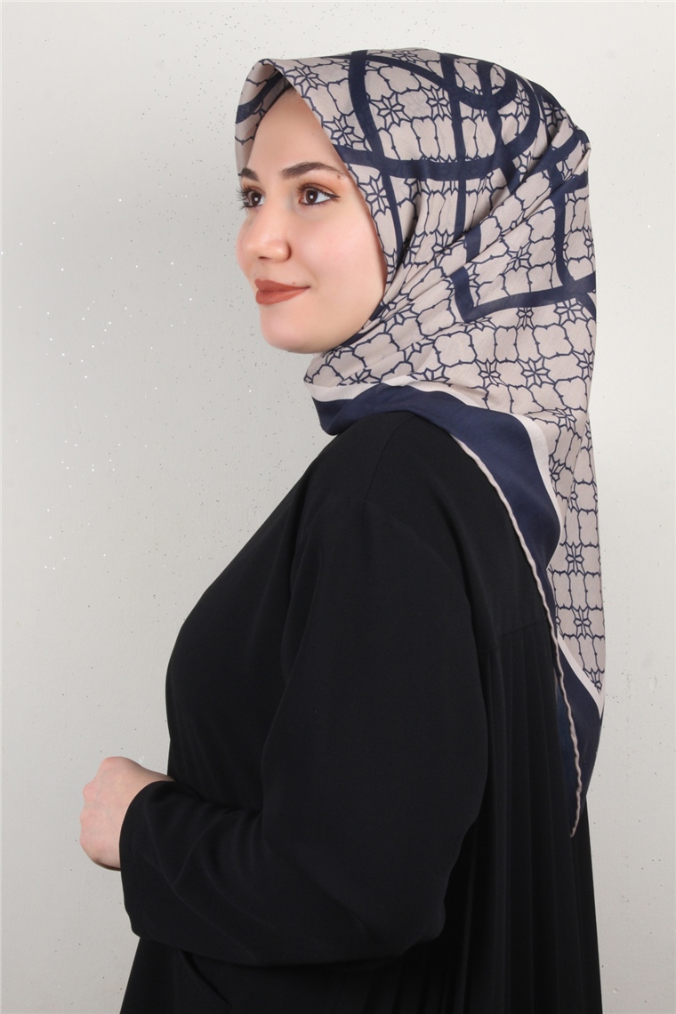 Pamuklu Soft Eşarp 3302-1 Laci