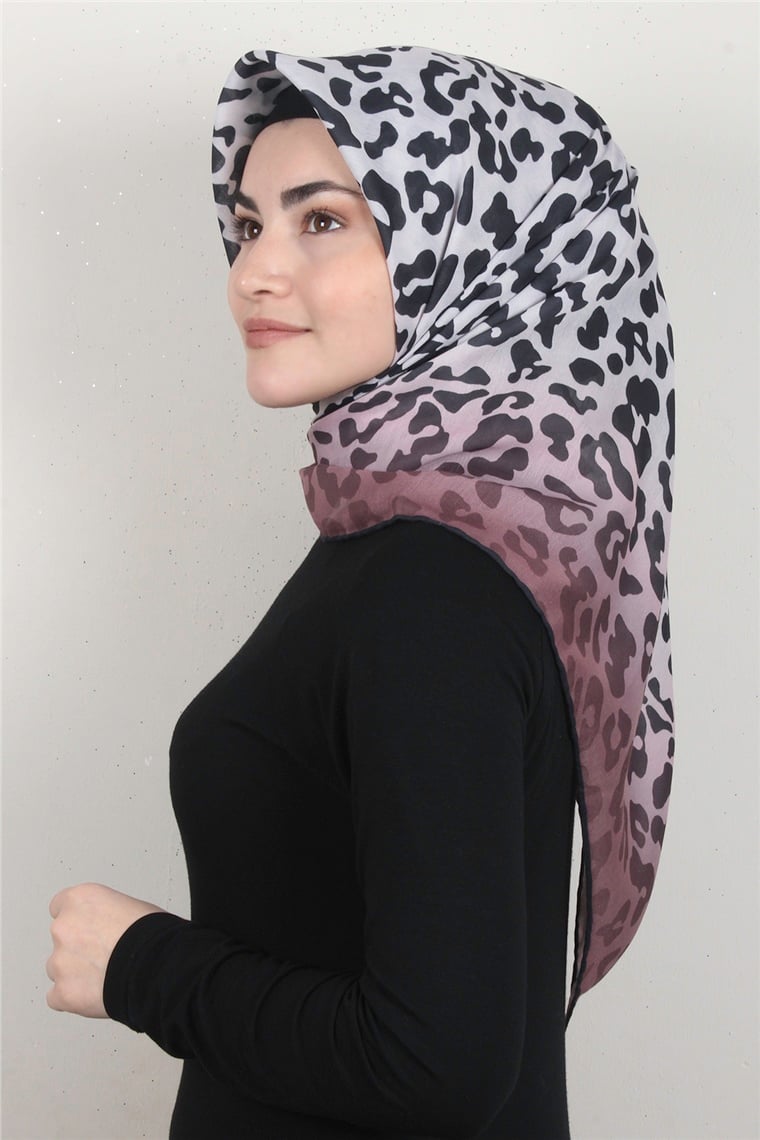 Pamuklu Soft Eşarp 3317-3 Pudra