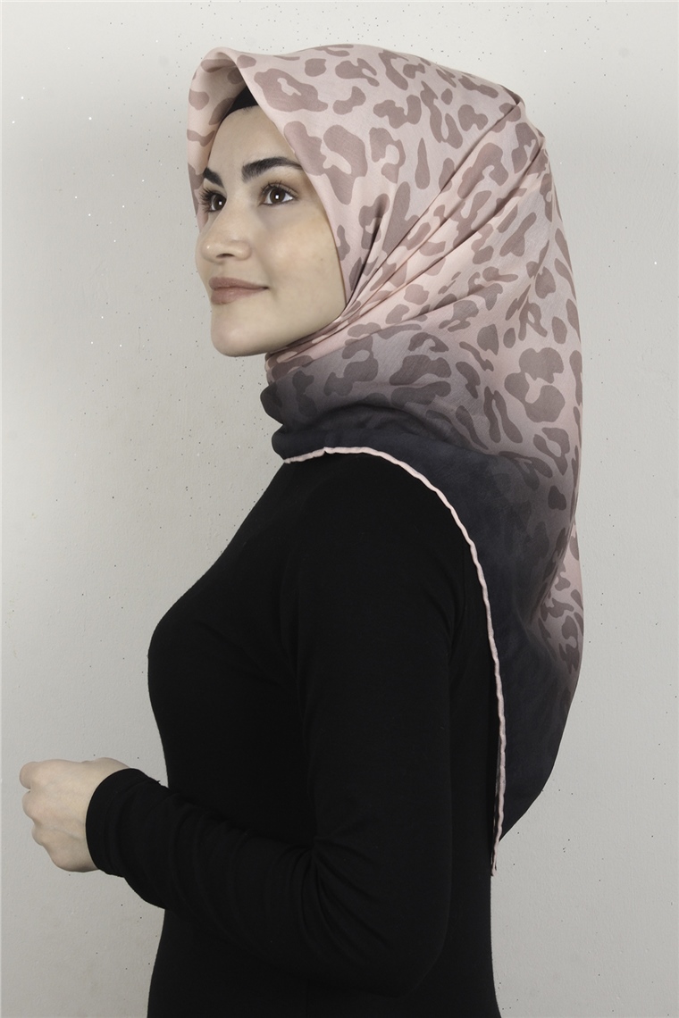 Pamuklu Soft Eşarp 3317-7 Pudra