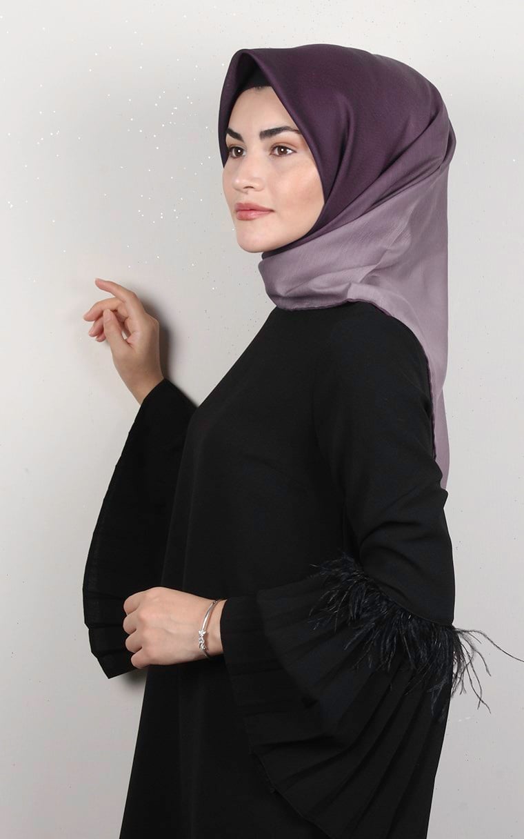 Pamuklu Soft Eşarp 3331-13 Mor
