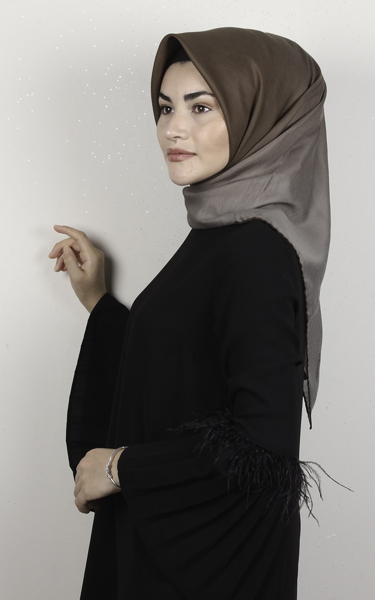 Pamuklu Soft Eşarp 3331-14 Karamel