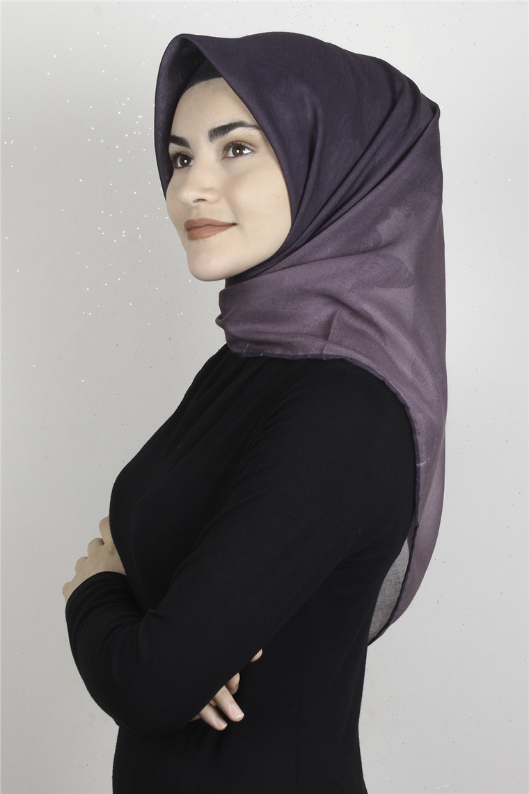 Pamuklu Soft Eşarp 3331-29 Mor