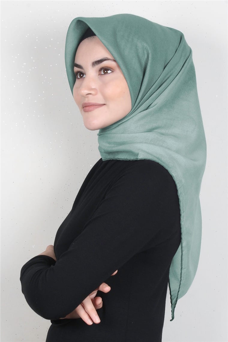 Pamuklu Soft Eşarp 3331-36 Mint Yeşili