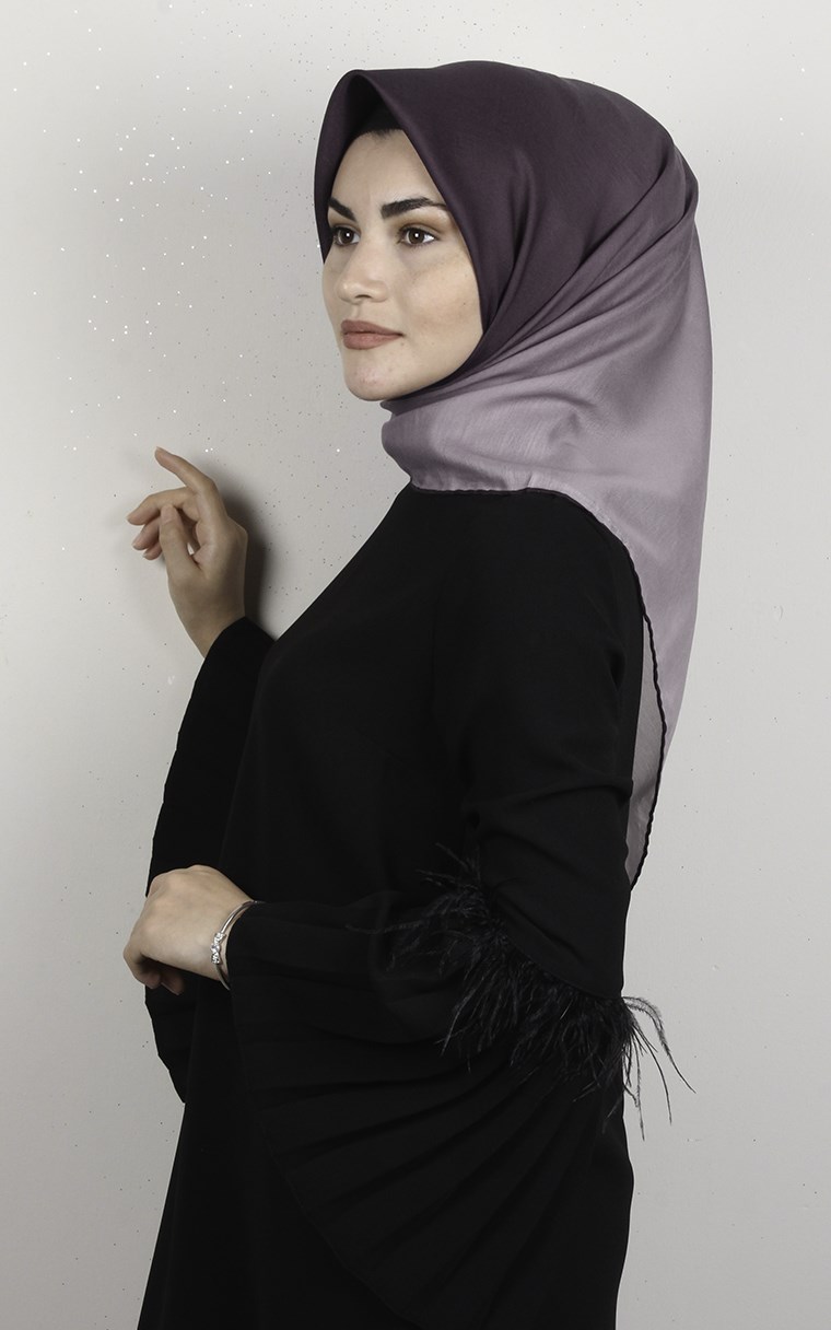 Pamuklu Soft Eşarp 3331-5 Mürdüm