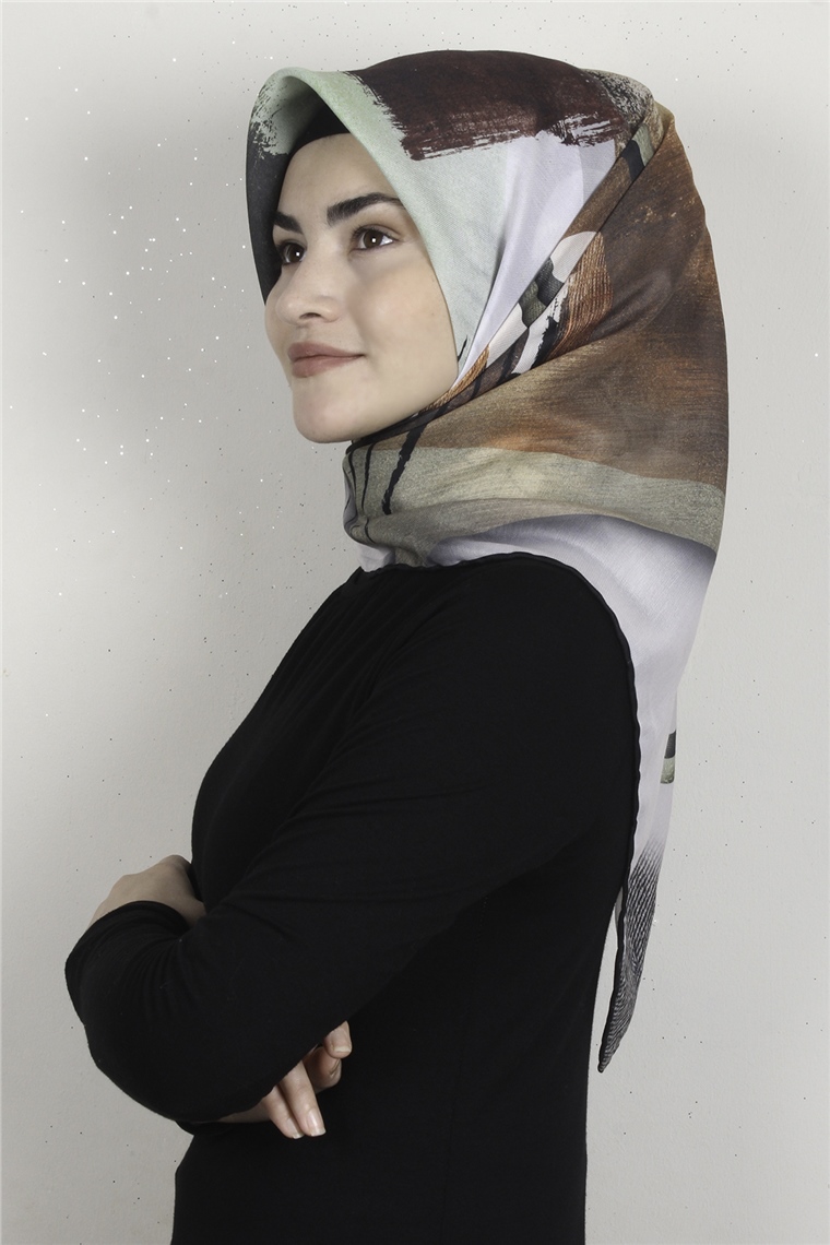 Pamuklu Soft Eşarp 3334-15