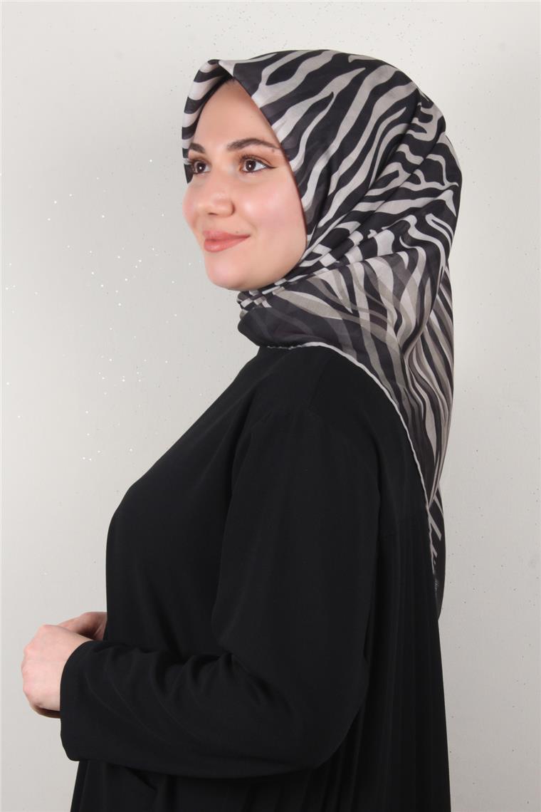 Pamuklu Soft Eşarp 3338-2 Siyah