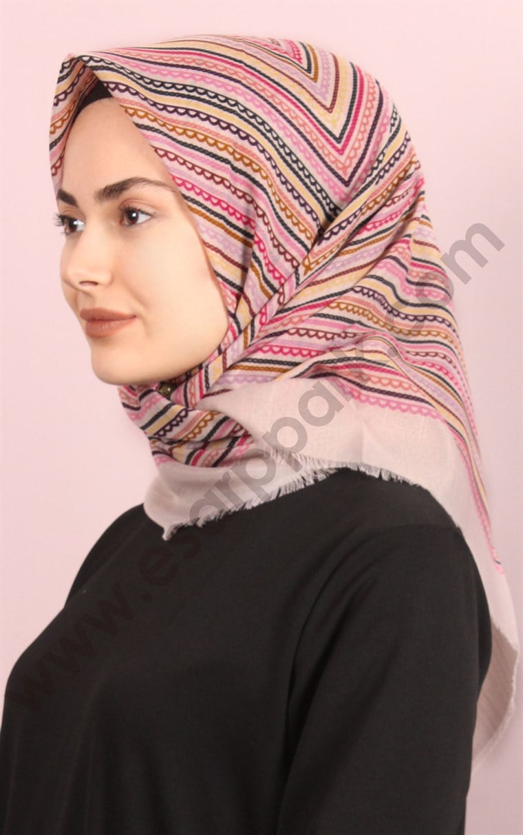 Pamuklu Trend Eşarp  1717-3