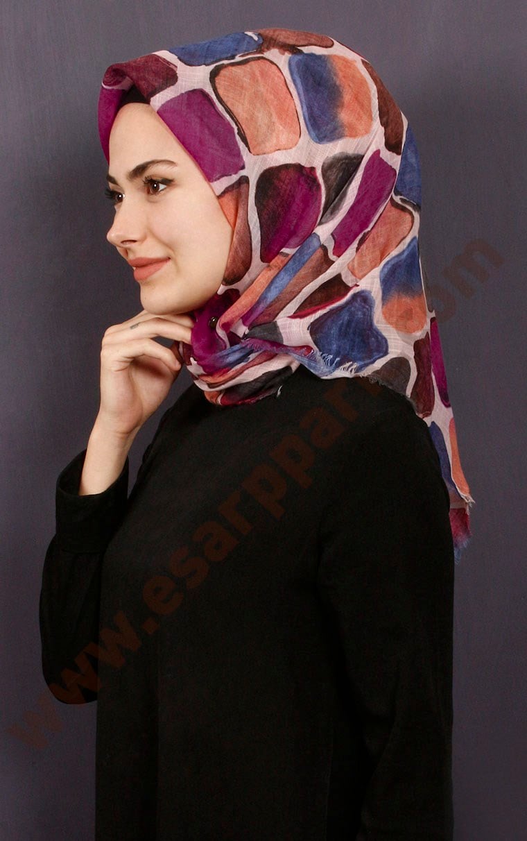Pamuklu Trend Eşarp 1704-3