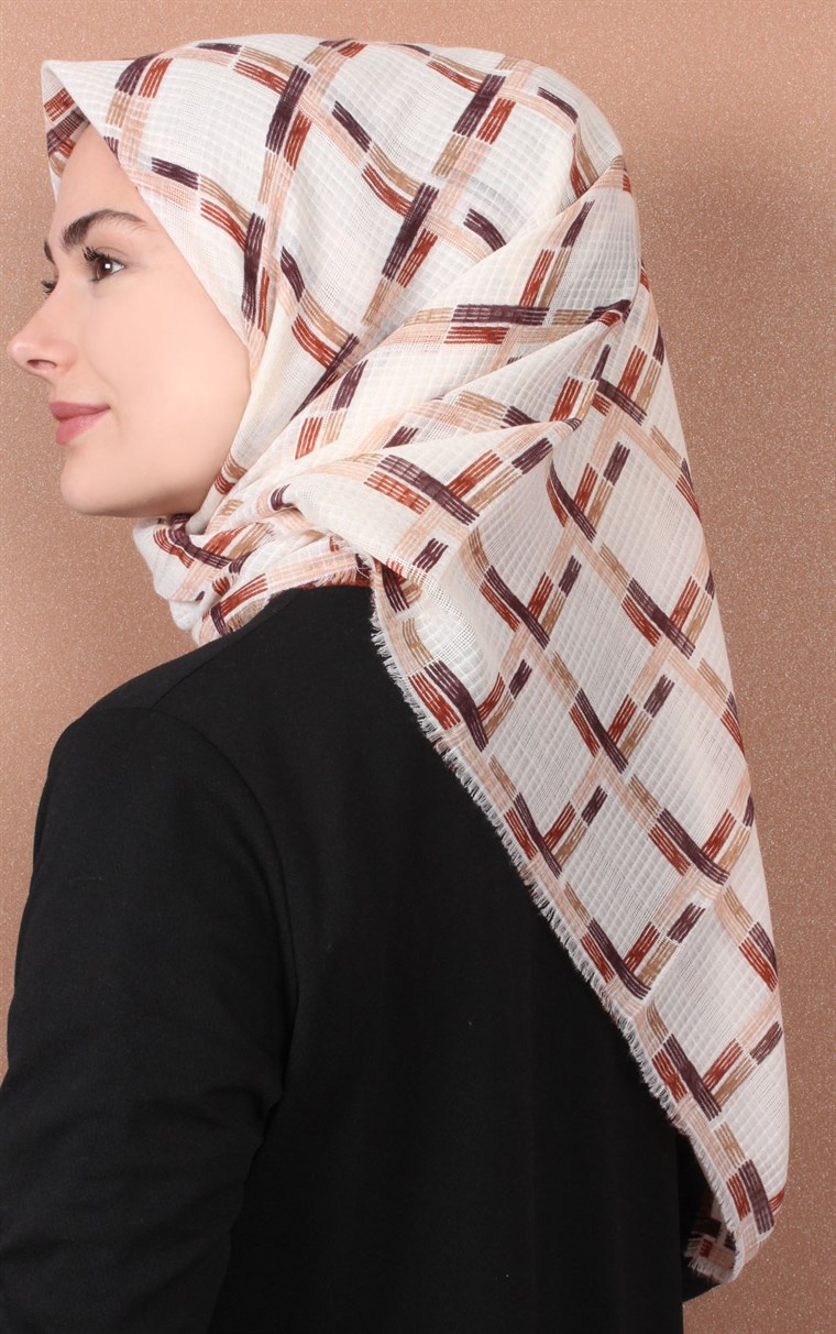 Pamuklu Trend Eşarp 1721-12