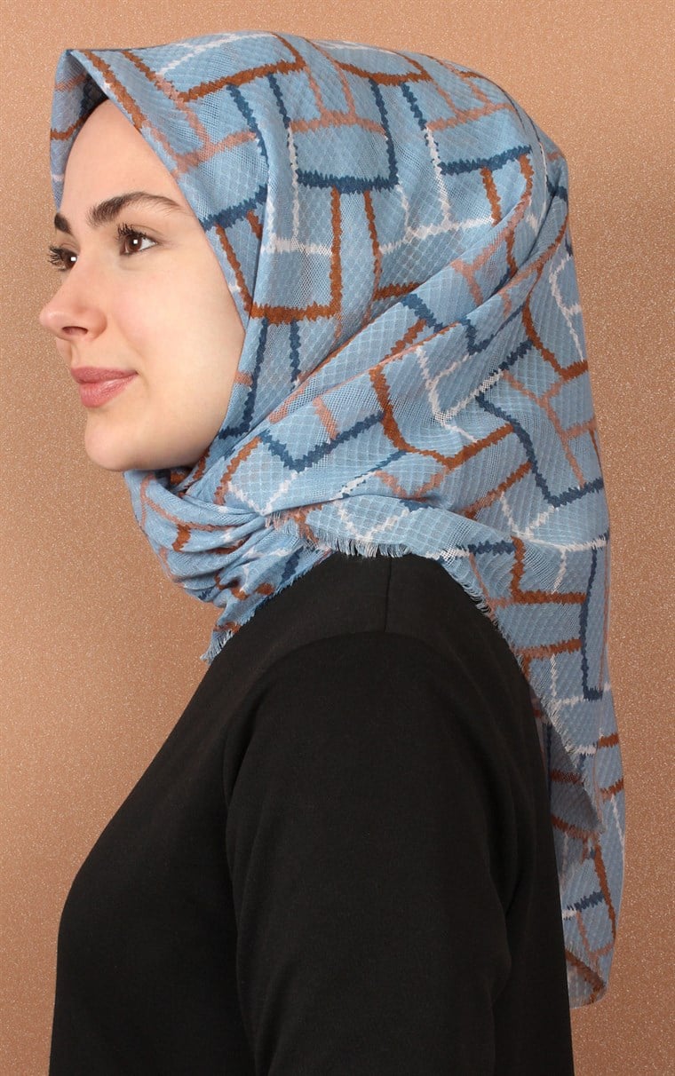 Pamuklu Trend Eşarp 1721-16