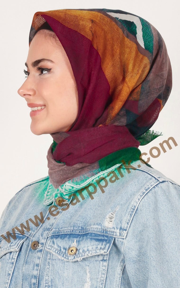 Pamuklu Trend Eşarp 1721-8