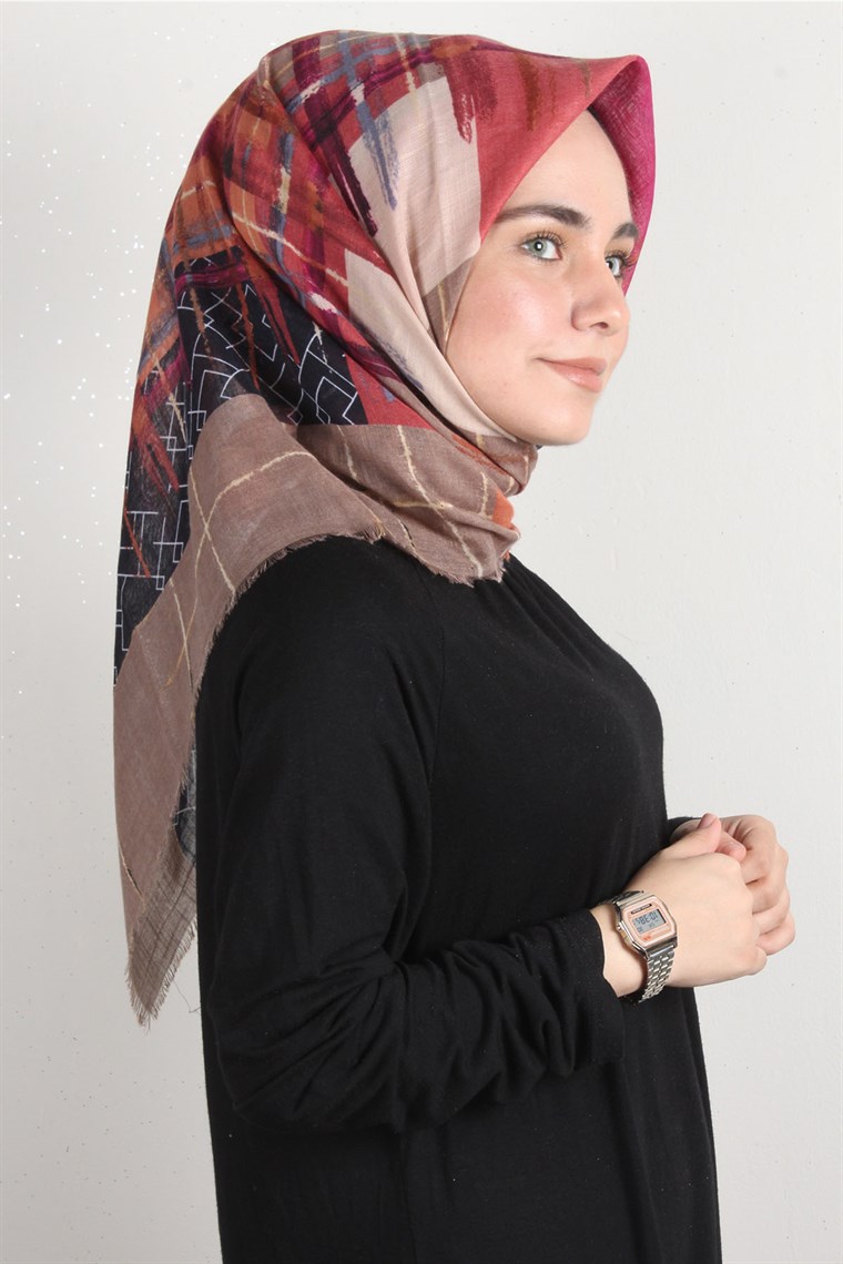 Pamuklu Trend Eşarp 1740-12