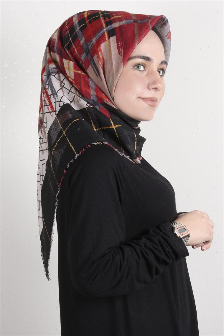 Pamuklu Trend Eşarp 1740-4