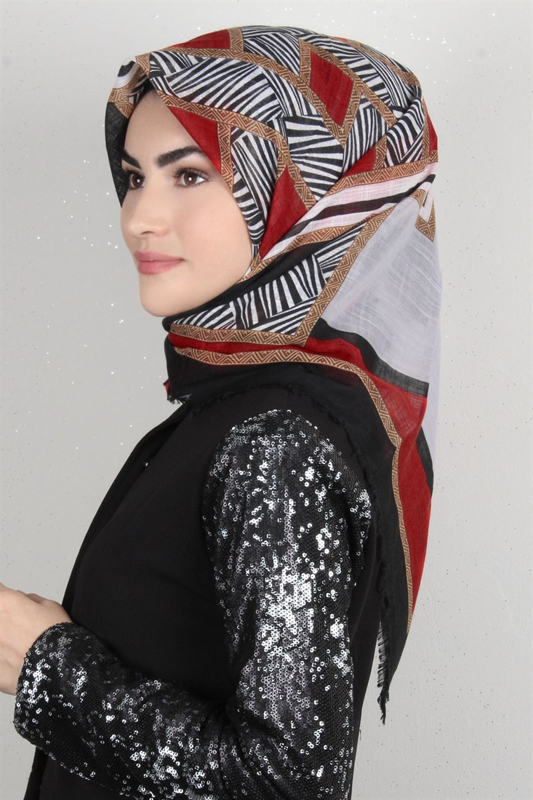 Pamuklu Trend Eşarp 1742-8